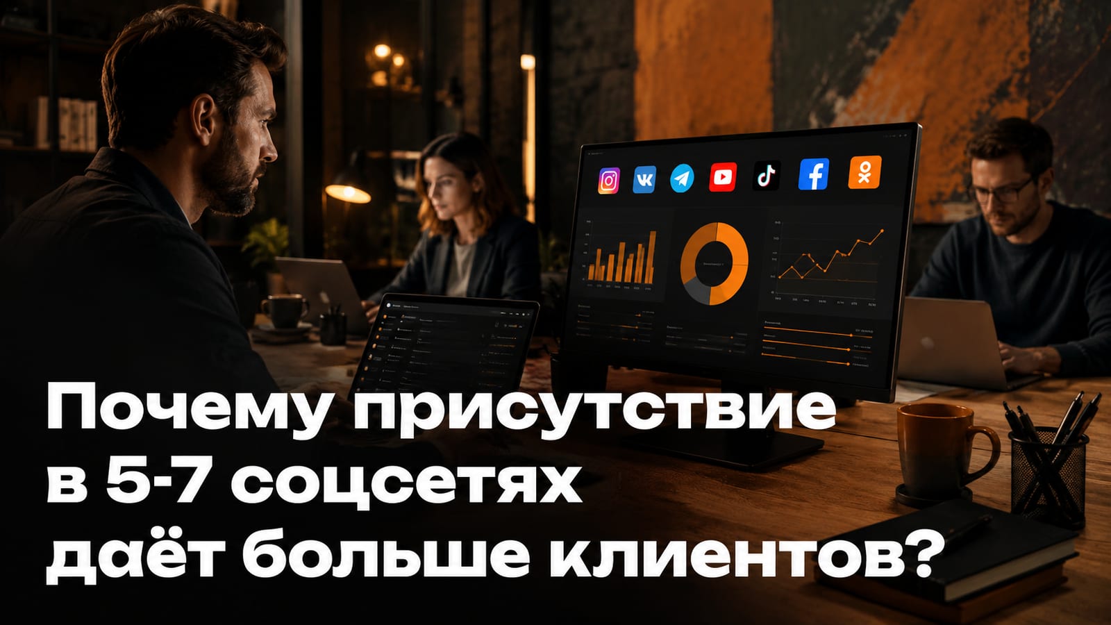 Почему присутствие в 5-7 соцсетях даёт больше клиентов?